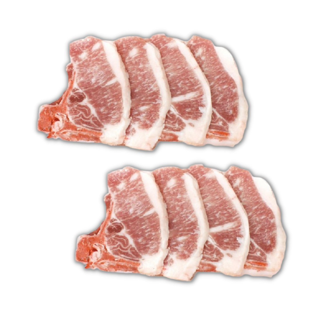 CHULETAS DE CERDO DUROC